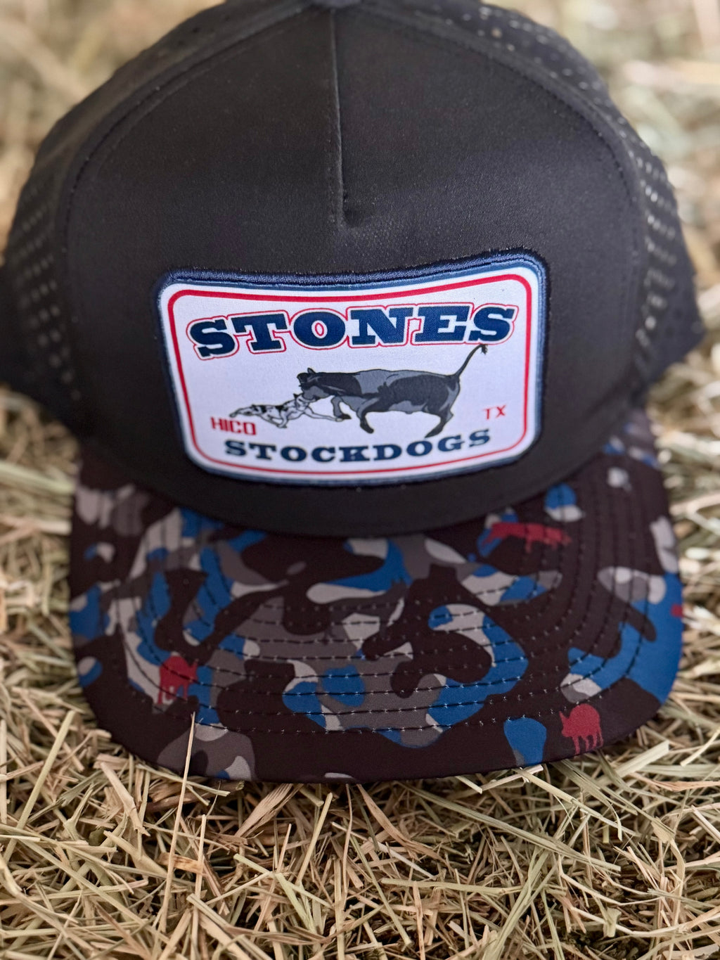 Stone's Stockdogs Working Dog Camo Trucker Hat