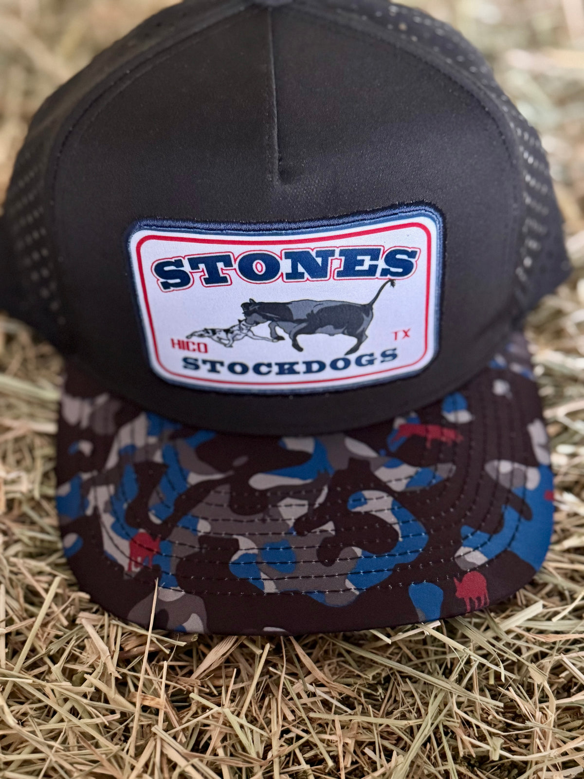 Stone's Stockdogs Working Dog Camo Trucker Hat