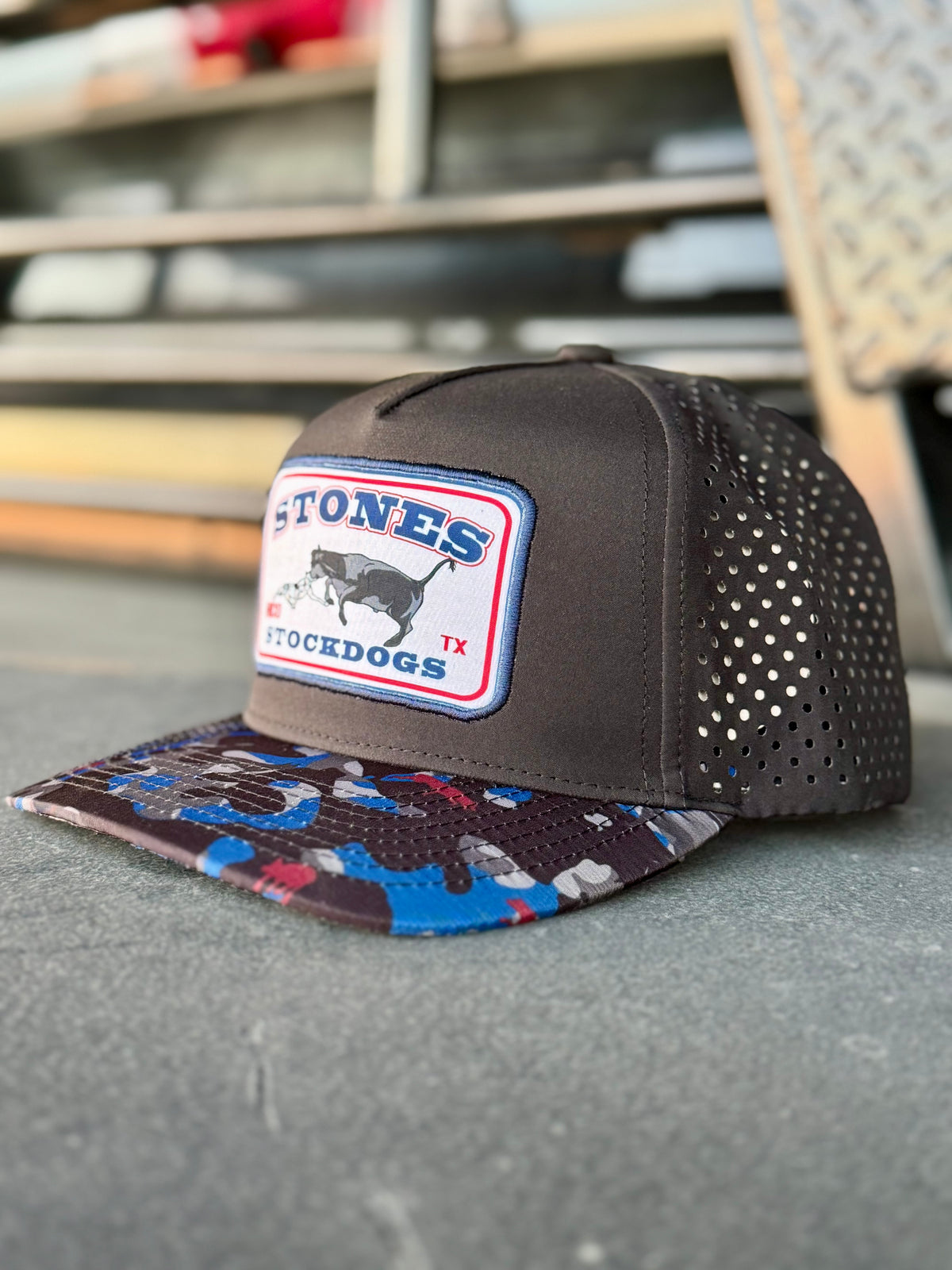 Stone's Stockdogs Working Dog Camo Trucker Hat