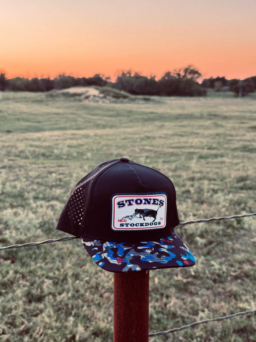 Stone's Stockdogs Working Dog Camo Trucker Hat
